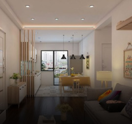 Thiết Kế Nội Thất Với Tông Trắng Chủ Đạo Một Cách Thông Minh